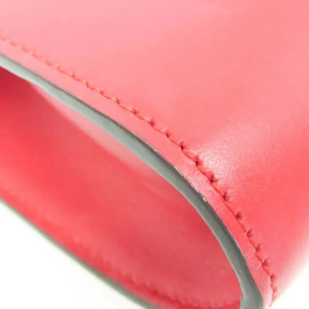 GUCCI Red Leather Shoulder Bag - Picture 4 of 15